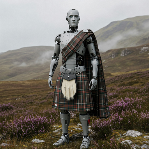 Robot in a kilt representing AI Agent Fabric
